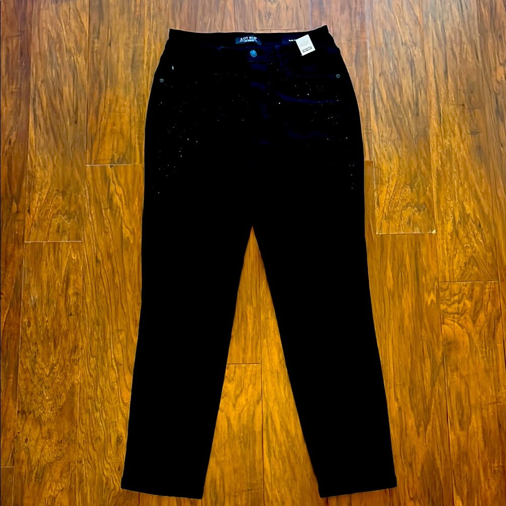 Judy Blue Black Straight Leg Jeans Classic Denim